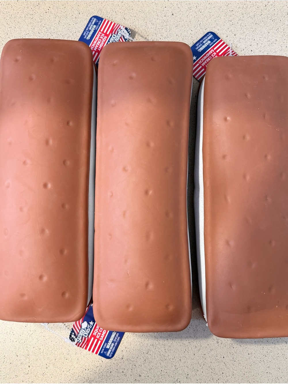 Squishy ice cream sandwich